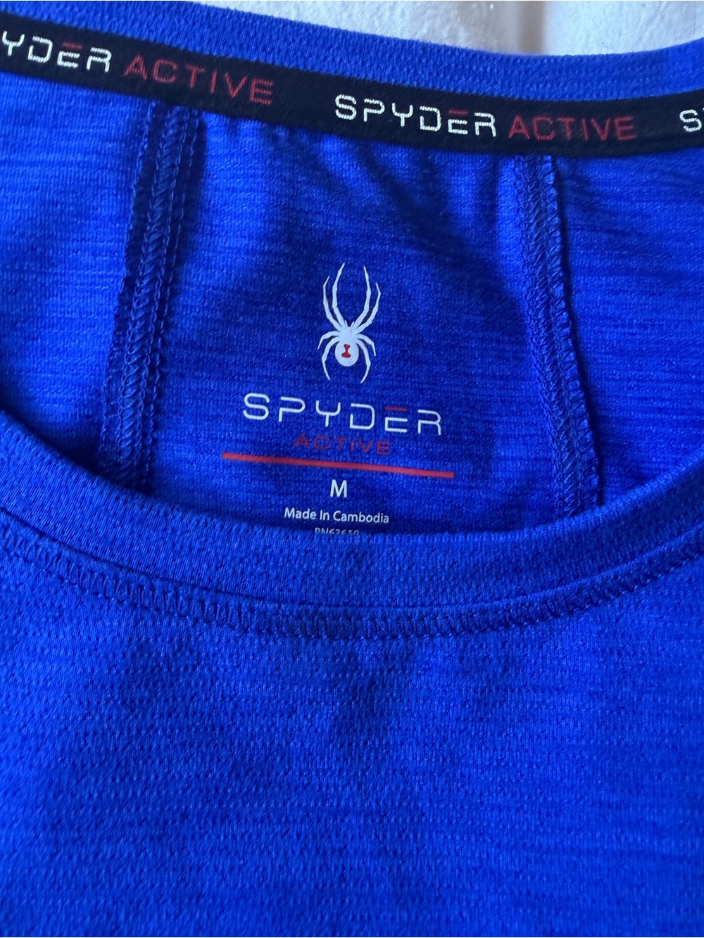 Spyder Women's Bright Blue Athletic Tank Top - Picture 2 of 2
